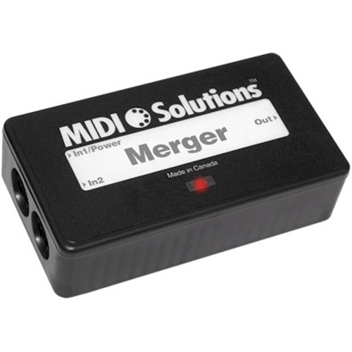 MIDI Solutions Thru 2-Output Active MIDI Thru Box | FrontEndAudio.com