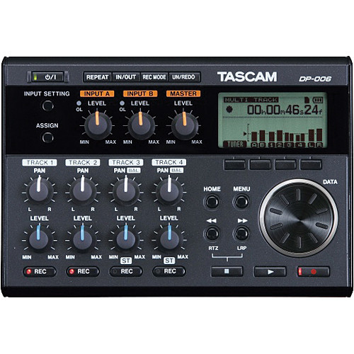 Tascam DP-006 Digital Recorder | FrontEndAudio.com