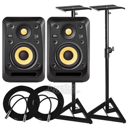KRK RP10 Monitors & Stands Package | FrontEndAudio.com