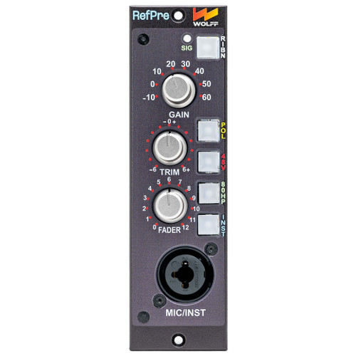 Wolff Audio Sunset Sound Tutti 500-Series Preamp | FrontEndAudio.com