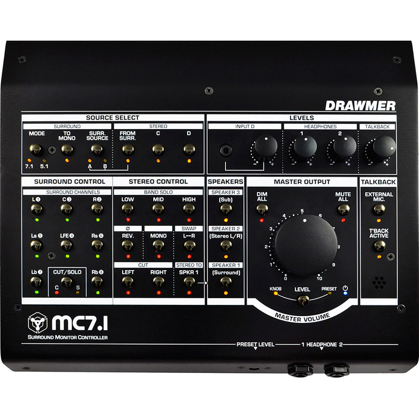 Drawmer MC7.1 Monitor Controller Shipping Soon!
