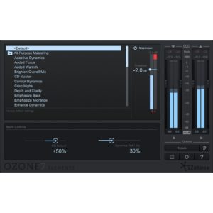 iZotope Releases Ozone 7 Elements iZotope Releases Ozone 7 Elements