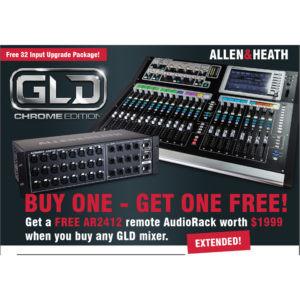Allen & Heath GLD Promotion at Front End Audio Allen & Heath GLD Promotion at Front End Audio