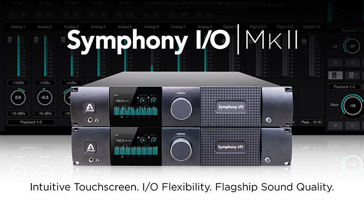 New from Apogee: Symphony I/O MKII Connect 8!