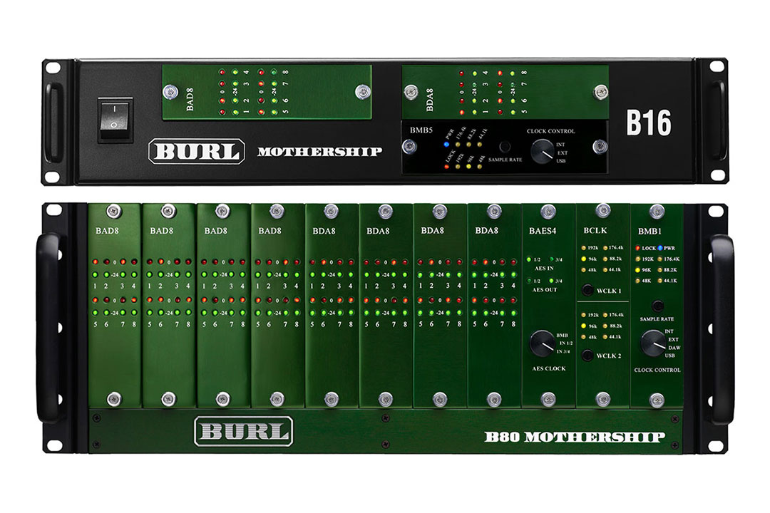 Burl Audio announces the BMB3 Dante and BMB4 SoundGrid Options