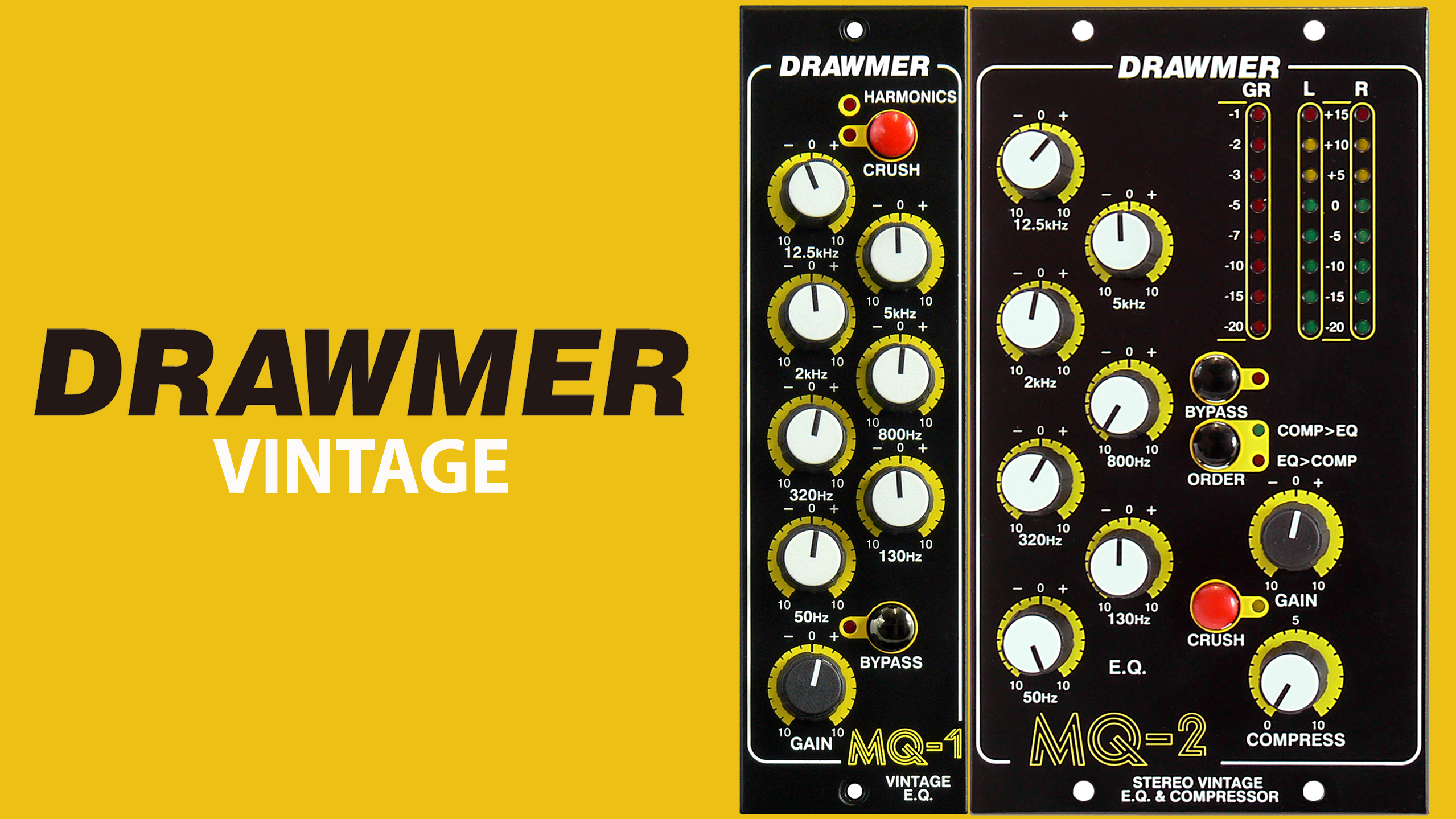 Introducing the New Drawmer MQ-1 and MQ-2 500 Series Equalizers Introducing the New Drawmer MQ-1 and MQ-2 500 Series Equalizers