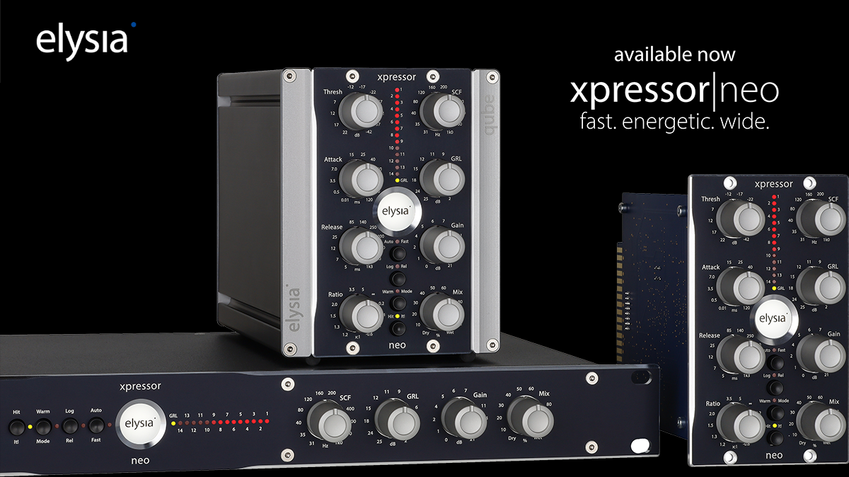 Introducing the All-New Elysia xpressor neo Compressor Family