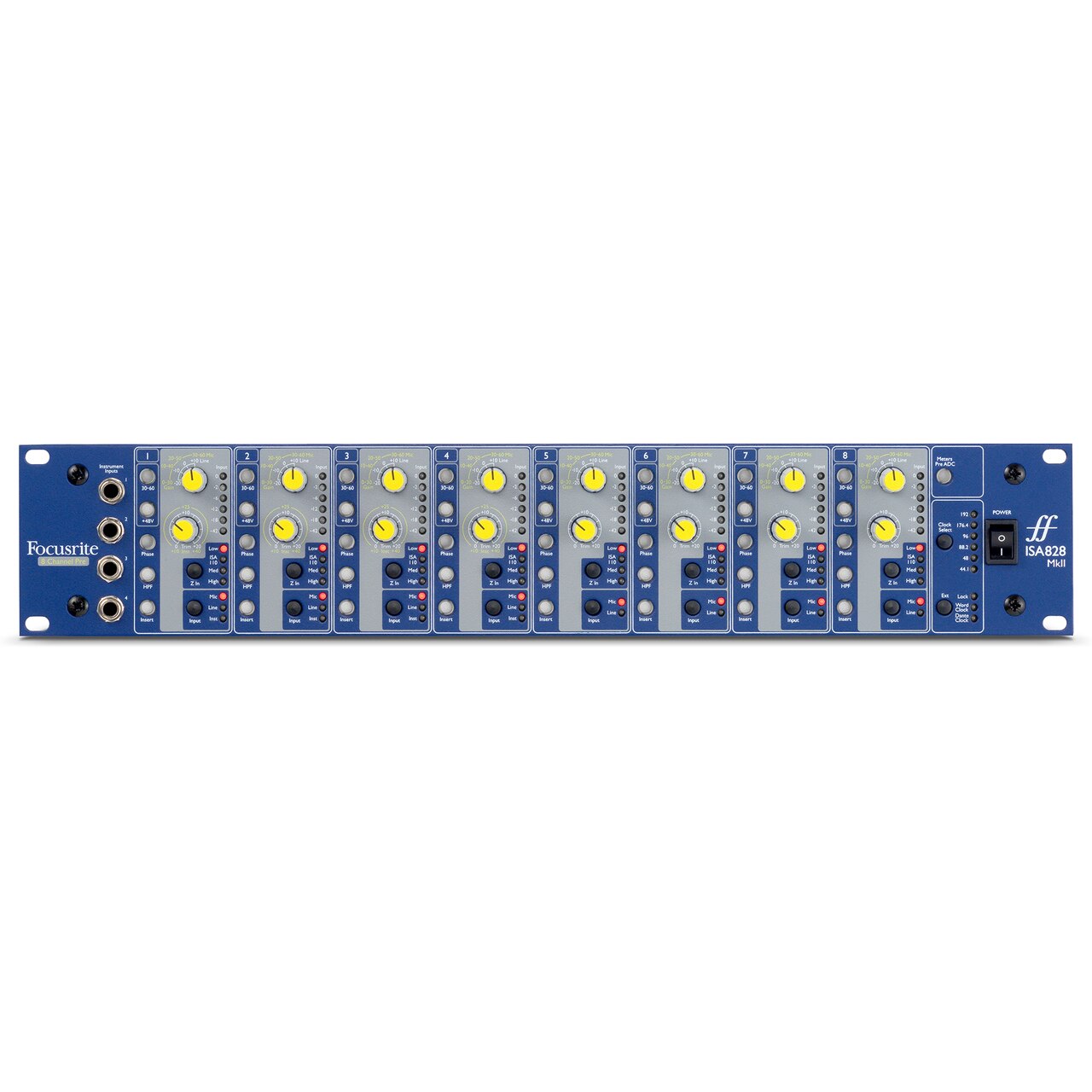 The Brand New Focusrite ISA828 MKII Preamp and optional AD Cards The Brand New Focusrite ISA828 MKII Preamp and optional AD Cards