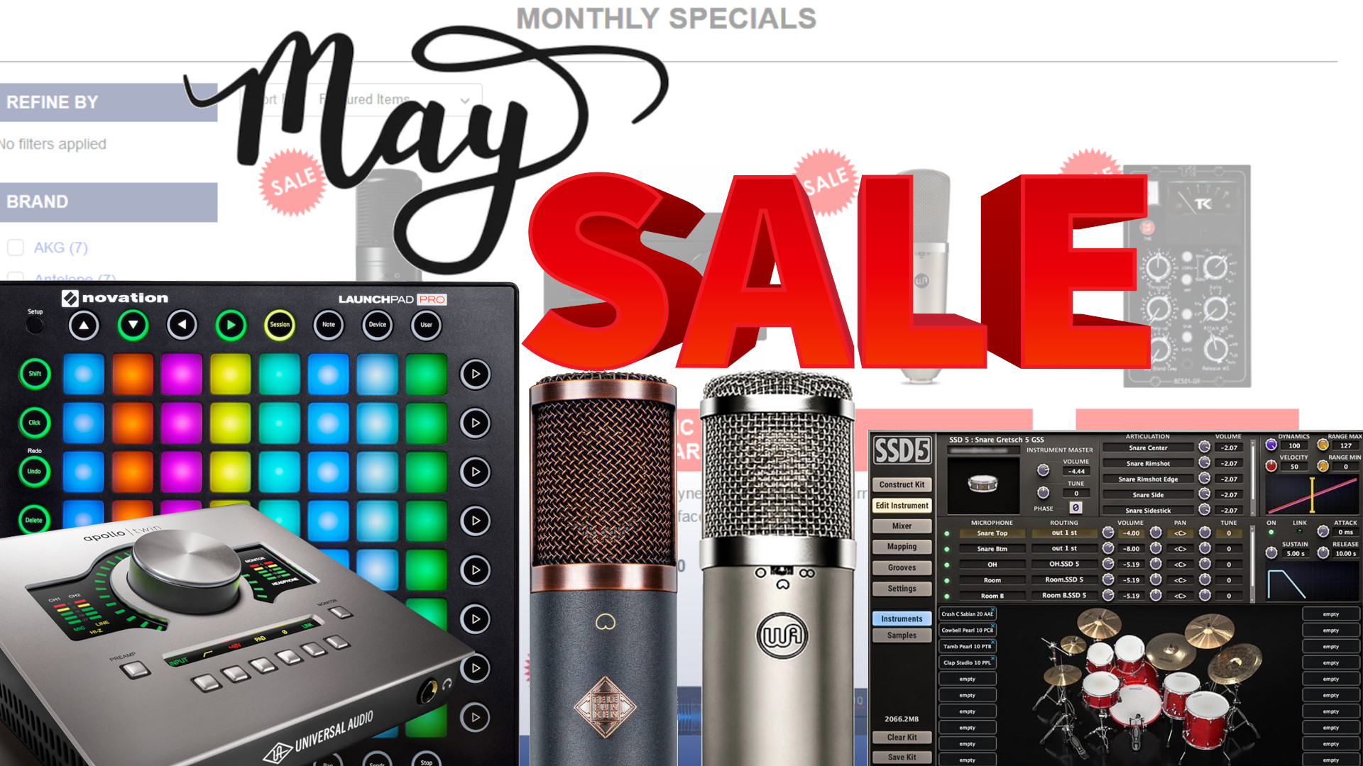 May Promotions at Front End Audio