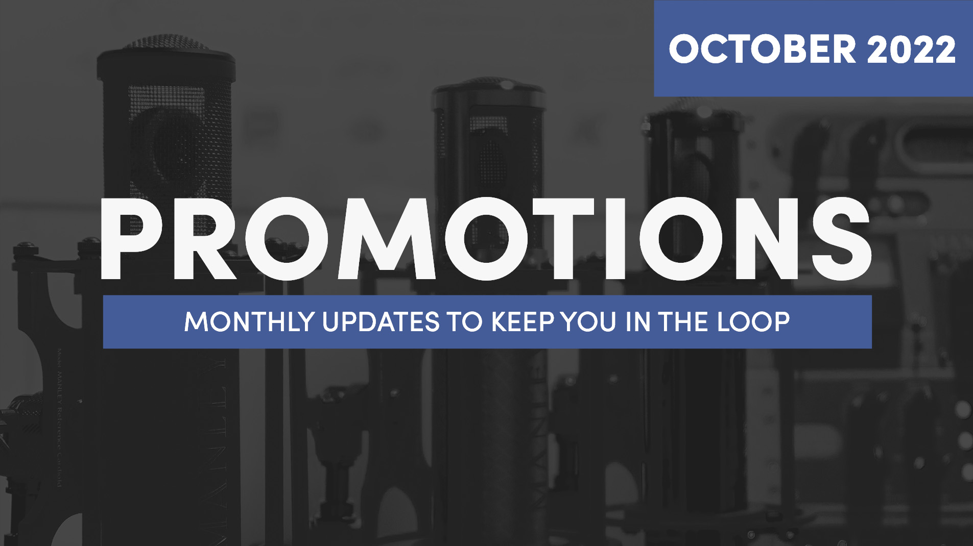 October Promotions at Front End Audio