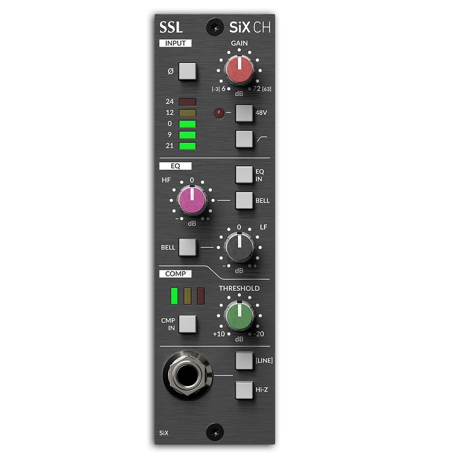 Solid State Logic SiX Channel 500-Series Channel Strip