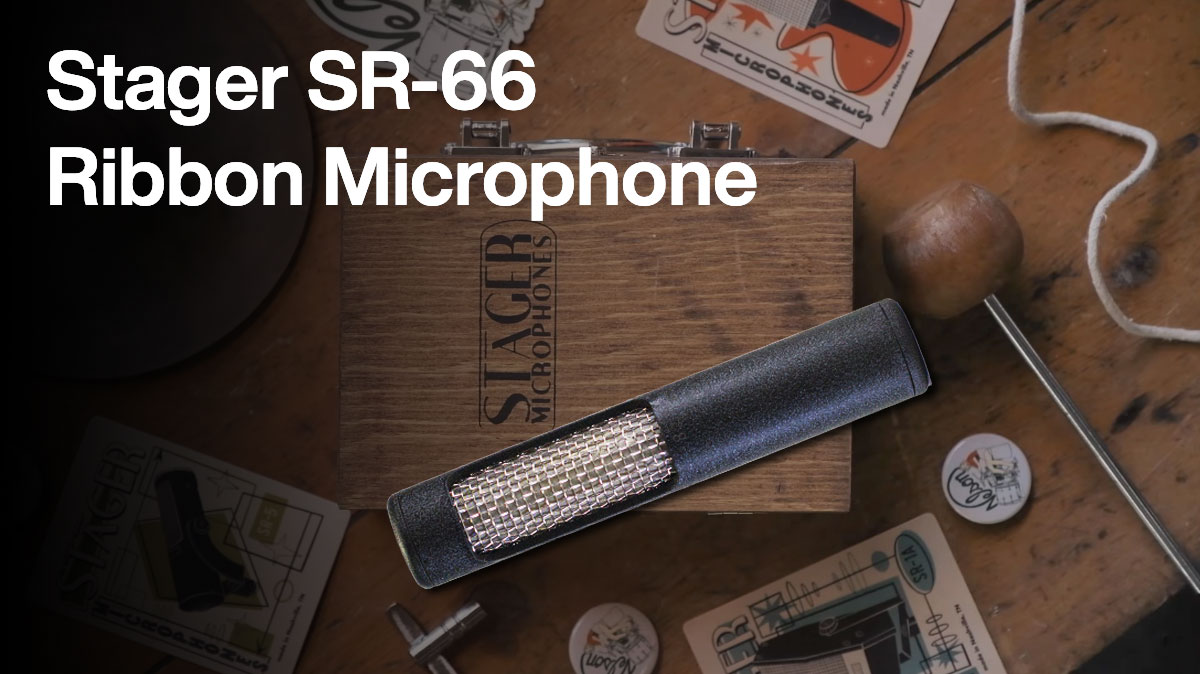 Stager Announces the New SR66 Ribbon Microphone Front End Audio