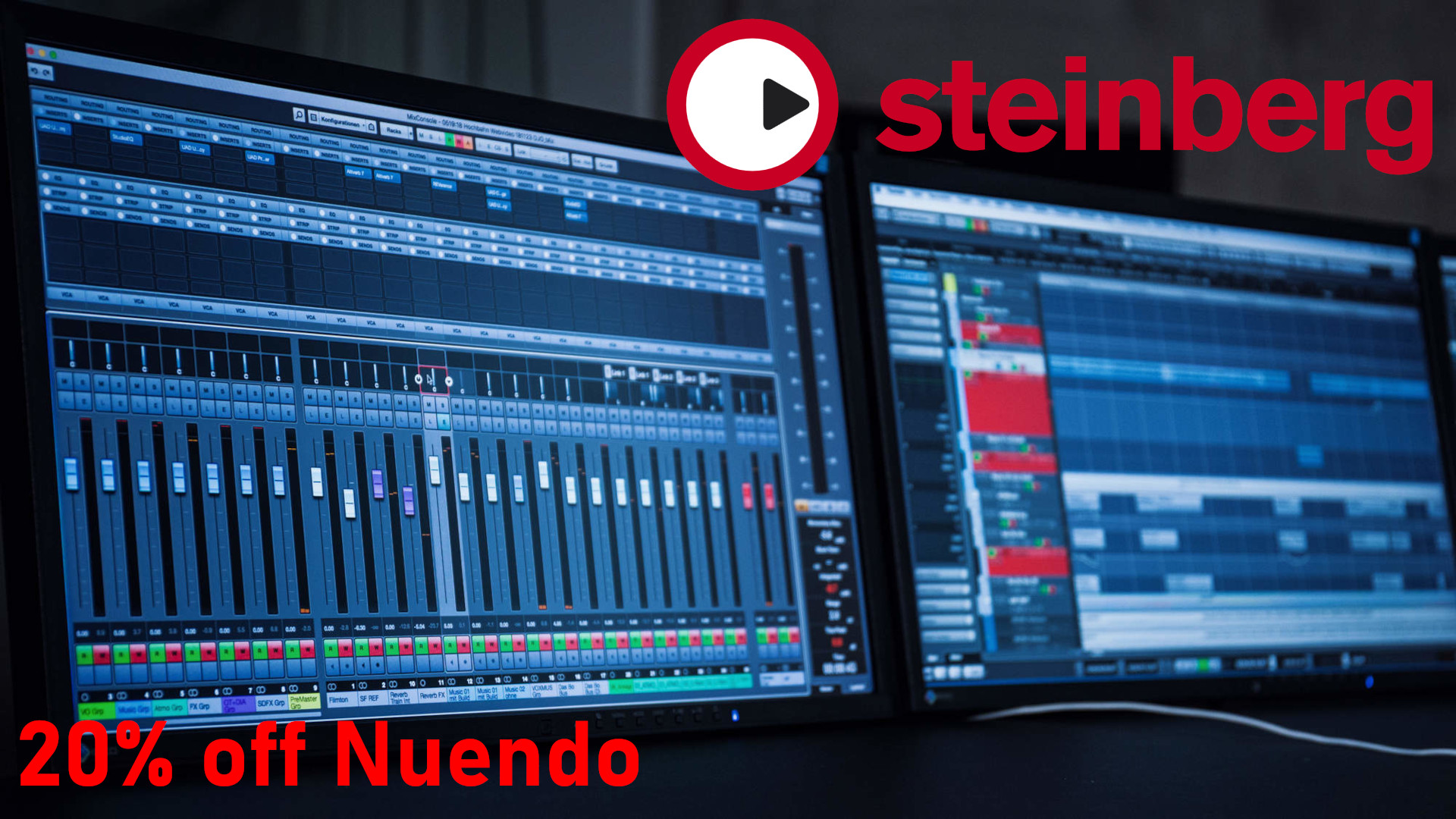 Steinberg Nuendo on sale for 20% off!