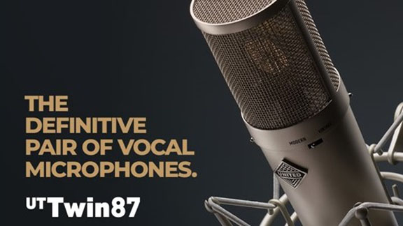 Introducing the new United Studio Technologies UT Twin87 Microphone!