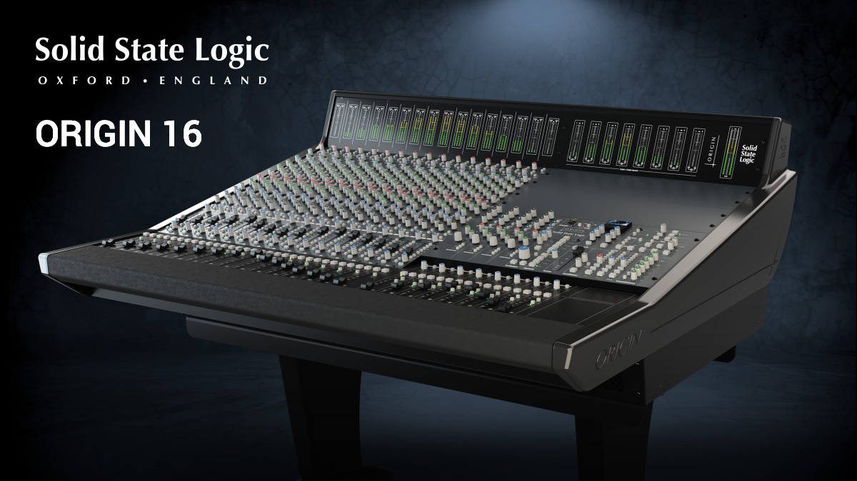 Introducing the Brand New Solid State Logic ORIGIN 16 Console - Front ...
