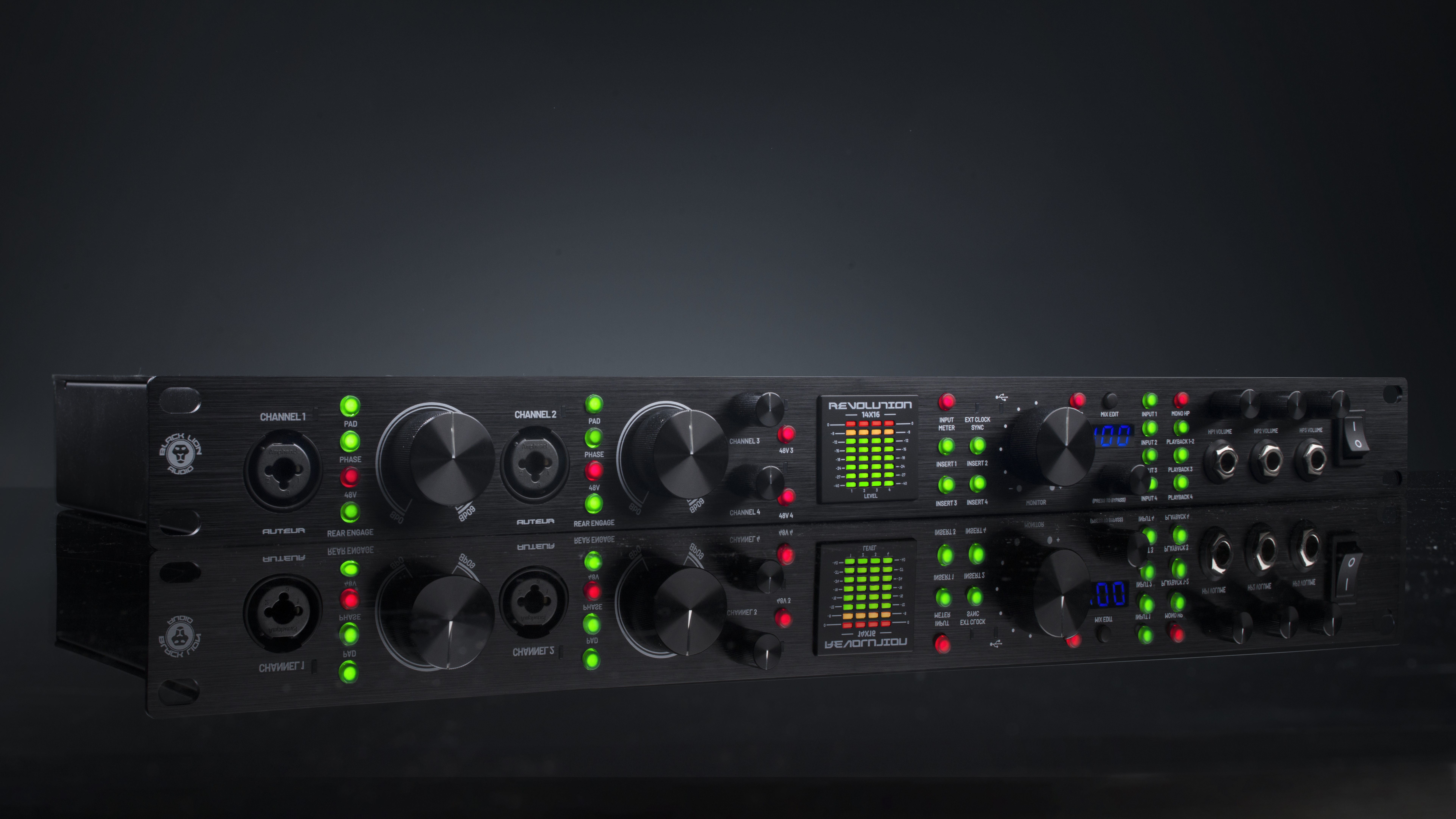 Introducing the Black Lion Audio Revolution 14x16 Audio Interface