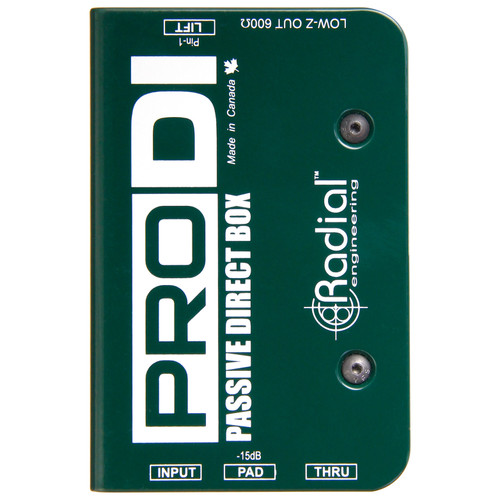 Radial ProDI Passive Direct Box | FrontEndAudio.com