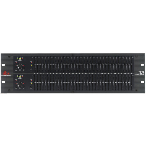 dbx 131s グラフィックイコライザー GRAPHIC EQUALIZER DBX 131s - Single Channel 31-Band Graphic Equalizer