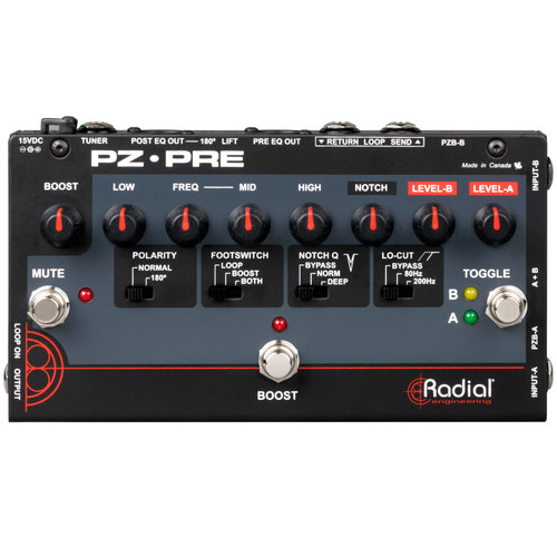 Radial PZ-Pre Acoustic Instrument Preamp | FrontEndAudio.com
