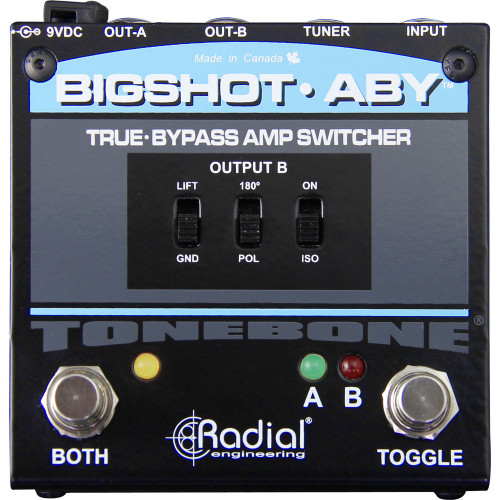 Radial BIGSHOT ABY トゥルーバイパスアンプスイッチャーラジアル Radial BigShot ABY True Bypass Switcher | FrontEndAudio.com