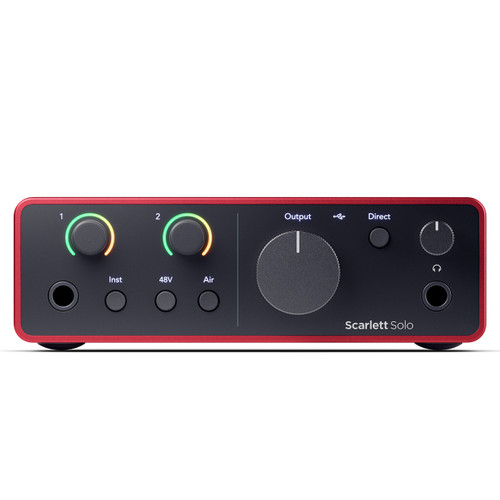 Focusrite Scarlett Solo V4 USB Audio Interface | FrontEndAudio.com