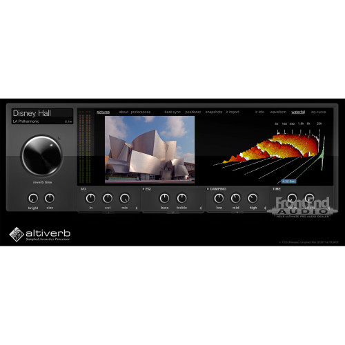 Audio Ease Altiverb 8 XL Reverb Plug-In | FrontEndAudio.com