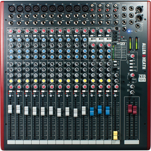Allen & Heath ZED-16FX Mixer | FrontEndAudio.com