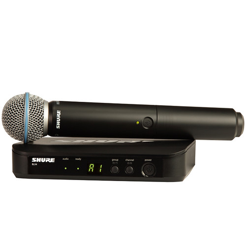 SHURE BLX24 BETA58a ワイヤレスマイク Shure BLX24/B58 Handheld Wireless System | FrontEndAudio.com