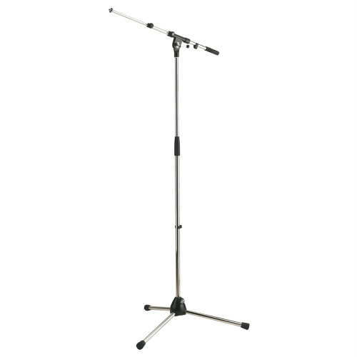 K&M 210/9 Microphone Stand (Chrome) | FrontEndAudio.com
