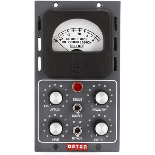 【動作良好】Retro Instruments Doublewide Retro Doublewide 500-Series Tube Compressor | FrontEndAudio.com