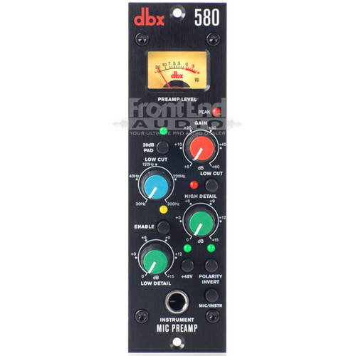 【レア！】Luster Proseries MICRO PREAMP MPA-5 dbx 580 500-Series Microphone Preamp | FrontEndAudio.com