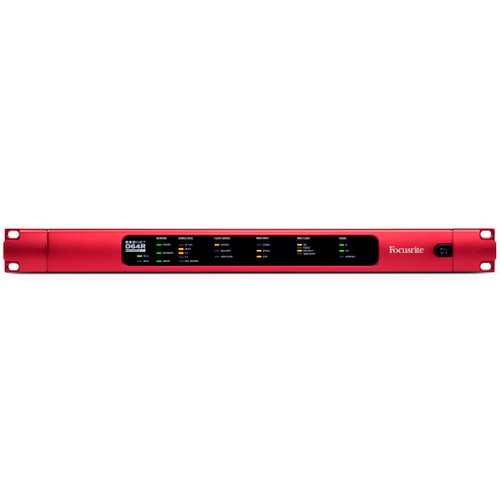 Focusrite RedNet D64R Network Interface | FrontEndAudio.com
