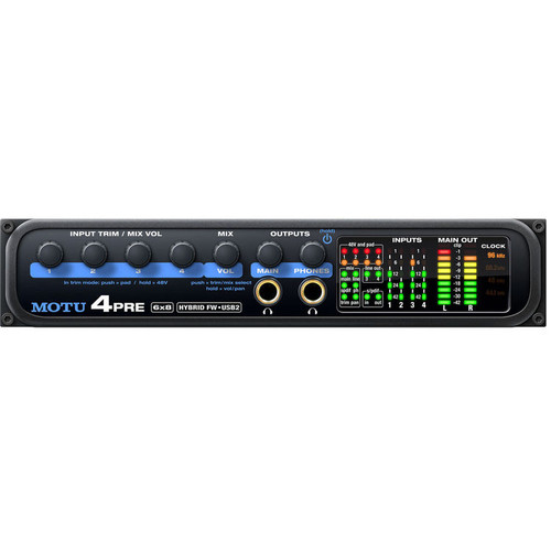 MOTU 4Pre Audio Interface | FrontEndAudio.com