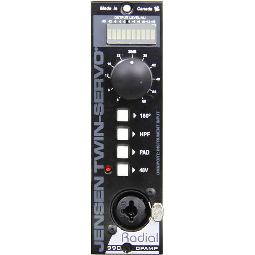 RADIAL ラジアル / JDV preAMP 500 series Radial JDV-Pre 500 Series Microphone Preamp | Sweetwater