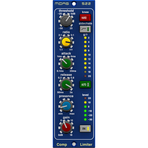 Midas 522 500-Series Compressor | FrontEndAudio.com