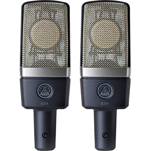 AKG C214/ST Condenser Microphones (Used) | FrontEndAudio.com