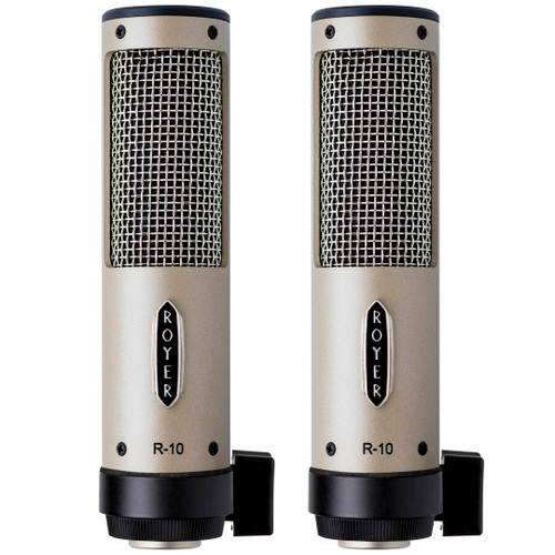Royer R-10 “Hot Rod” 25th Anniversary Ribbon Microphones (Matched