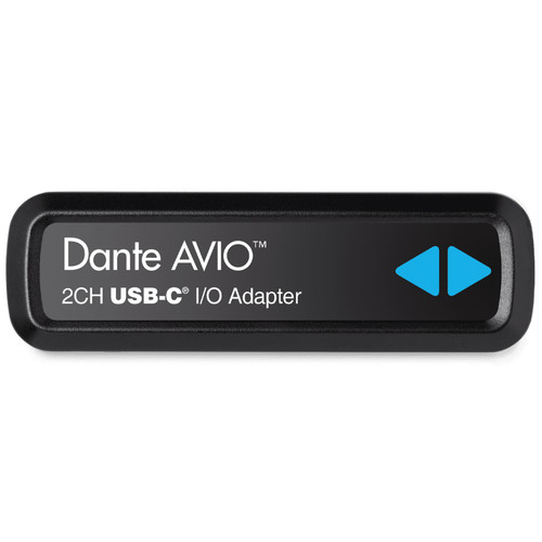 Audinate AVIO Dante 2x2 USB-C Adapter | FrontEndAudio.com