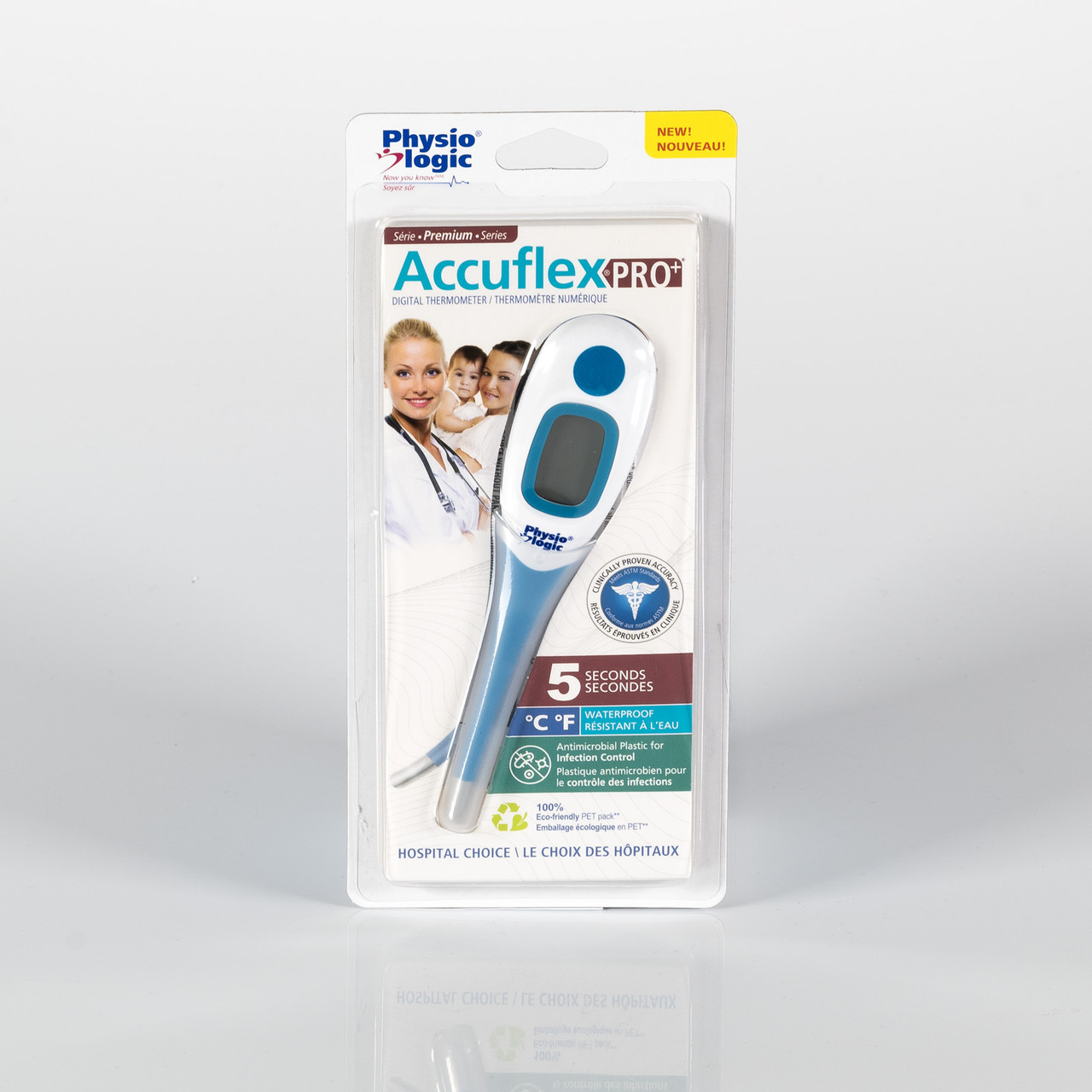 Physio Logic® PhysioLogic AccuflexPro+ Thermomètre numérique 5 secondes  avec embout flexible