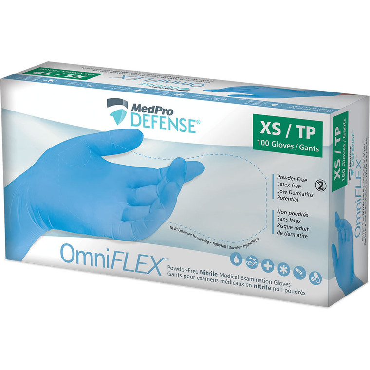 MedPro Defense OmniFLEX Nitrile Powder-Free Exam Gloves |