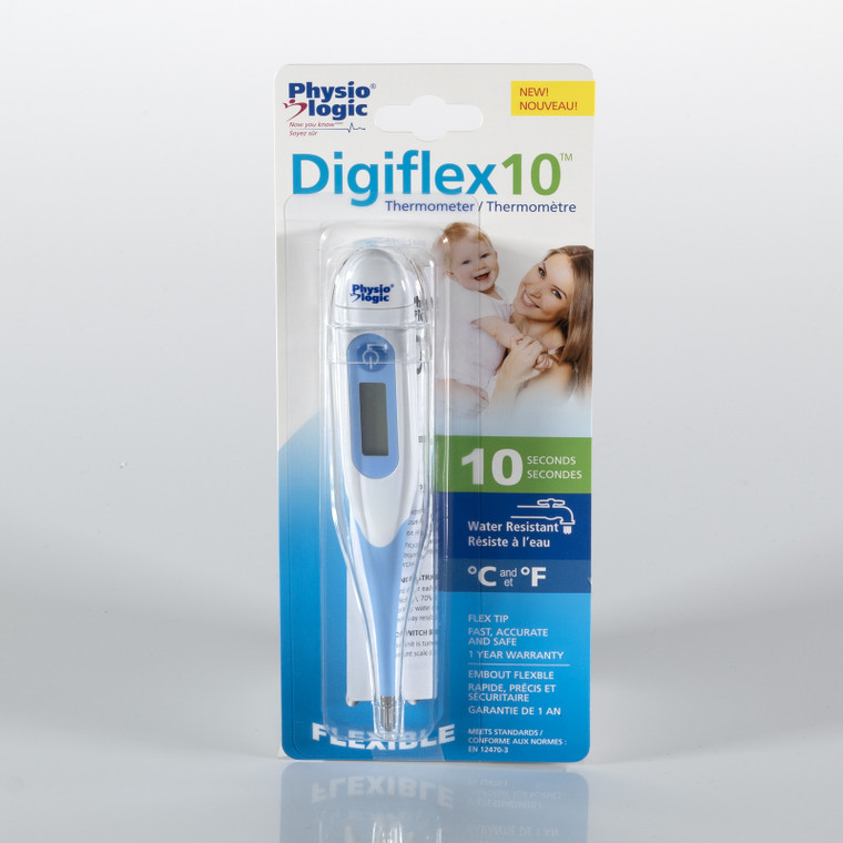 Thermomètre numérique Physio Logic Digiflex 10 secondes avec pointe flexible