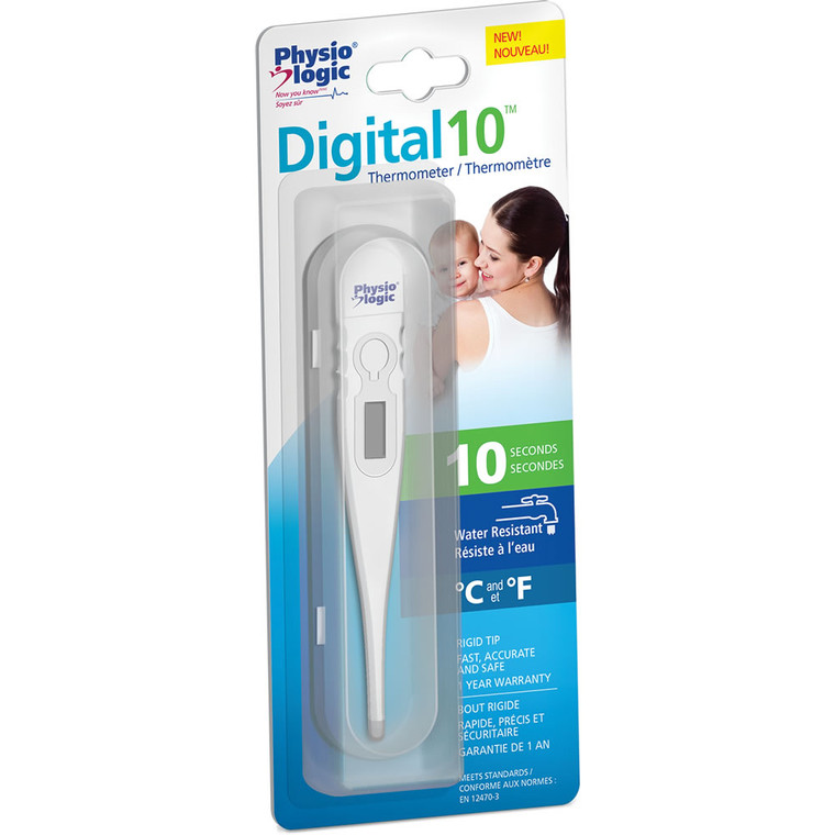 Physio Logic Digital10  Thermometer with Rigid Tip