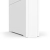 Impact™ Floor Standing Back-to-Back Kiosk – Portrait 48” White