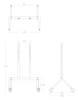 Heckler AV Cart Base Configuration