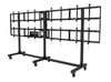 SmartMount® Portable Video Wall Cart 4x2 Configuration for 46" to 55" Displays, DS-C555-4X2