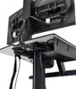 WorkFit-C, Dual Sit-Stand Workstation Office Mobile Desk, =<24"