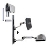 LX Wall Mount System Keyboard & Monitor Mount with Medium CPU Holder, ≤32"