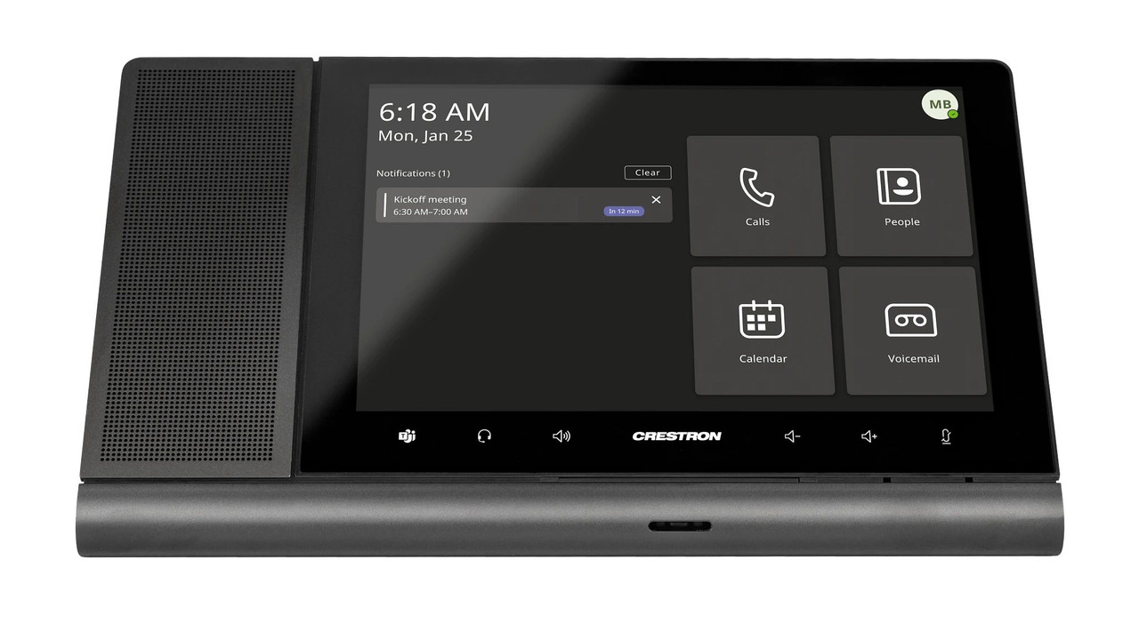 Crestron Flex 10 in. Audio Desk Phone for Microsoft Teams