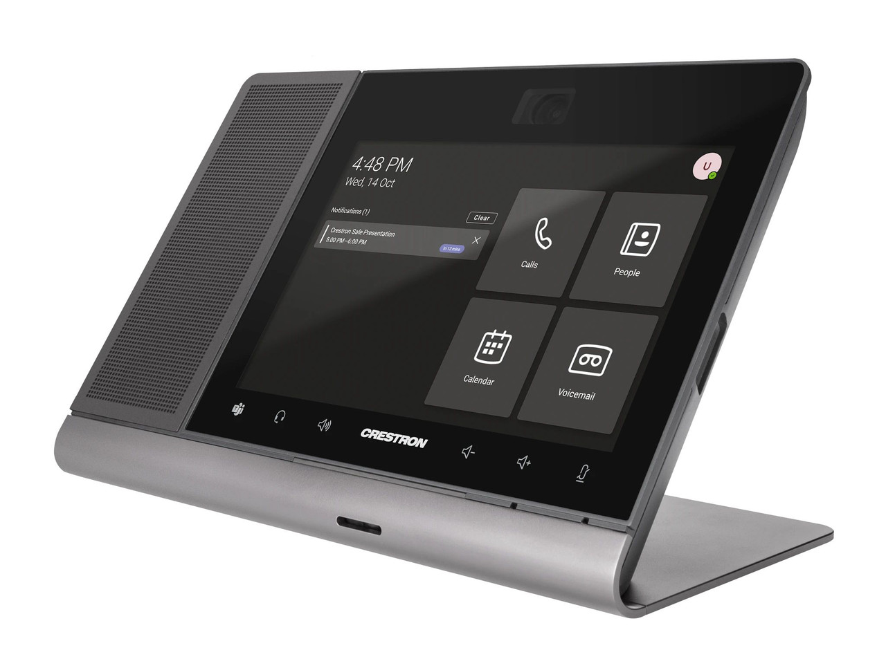 Crestron Flex 8 in. Video Desk Phone for Microsoft Teams® Software