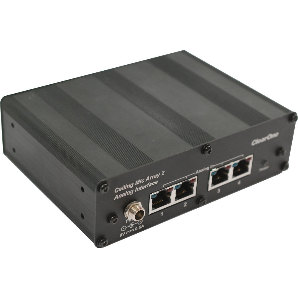 Box For Ceiling Mic Array Ceiling Mic Array Analog-X 1 Array (3 Channels), White - VideoLink®
